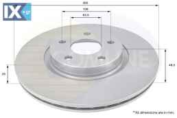 ΕΠΙΧΡΙΣΜΕΝΗ ΔΙΣΚΟΠΛΑΚΑ ΕΜΠΡ. FORD - VOLV  ADC1227V 1223664 1223666 1253964 1253965 1323560 1373370 1469083 1500152 1501059 1520297 1797226 1825134 1829606 3M512C375B1D 3M512C375BA 3M512C375BC 3M512C37
