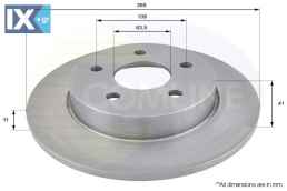 ΕΠΙΧΡΙΣΜΕΝΗ ΔΙΣΚΟΠΛΑΚΑ ΟΠΙΣΘ. FORD  ADC1228 1223540 1223543 1253727 1253728 1320347 1373360 1377360 1468946 1501061 1501068 1575733 1748745 3M512A315AD 3M512A315AE 3M512A315CA 7M512A315FA 9M512A315BA
