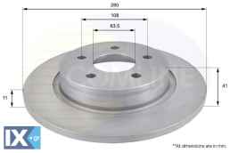 ΕΠΙΧΡΙΣΜΕΝΗ ΔΙΣΚΟΠΛΑΚΑ ΟΠΙΣΘ. FORD-VOLVO  ADC1229 1253962 1469081 1500156 7M512A315BA 30666802 30769113