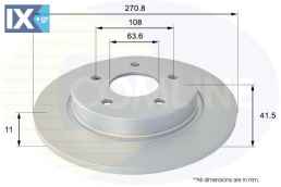 ΕΠΙΧΡΙΣΜΕΝΗ ΔΙΣΚΟΠΛΑΚΑ ΟΠΙΣΘ. FORD  ADC1247 1704765 2023618