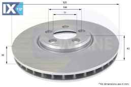 ΕΠΙΧΡΙΣΜΕΝΗ ΔΙΣΚΟΠΛΑΚΑ ΕΜΠΡΟΣΘ.JAGUAR  ADC1254V C2C8354