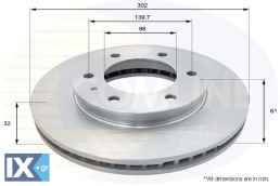 ΕΠΙΧΡΙΣΜΕΝΗ ΔΙΣΚΟΠΛΑΚΑ ΕΜΠΡΟΣΘ.FORD  ADC1263V 1727183 1742318 1763037 AB311125AA AB311125AB AB311125AC