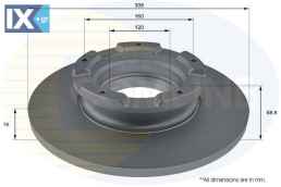 ΔΙΣΚΟΠΛΑΚΑ ΟΠΙΣΘ. FORD  ADC1264 1783910 2040064