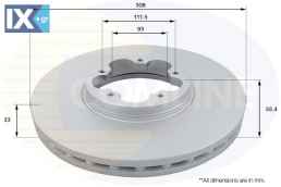 ΕΠΙΧΡΙΣΜΕΝΗ ΔΙΣΚΟΠΛΑΚΑ ΕΜΠΡΟΣΘ. FORD  ADC1267V 1763884 1842633 2110014 2110200 2256034