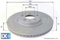 ΕΠΙΧΡΙΣΜΕΝΗ ΔΙΣΚΟΠΛΑΚΑ ΕΜΠΡΟΣΘ.FORD  ADC1273V 5202200 5343049 DG9C1125CC