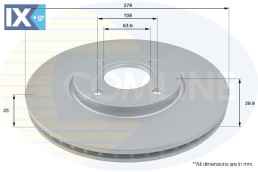 ΕΠΙΧΡΙΣΜΕΝΗ ΔΙΣΚΟΠΛΑΚΑ ΕΜΠΡΟΣΘ.  FORD  ADC1280V 1854394 2026104 CN151125CA