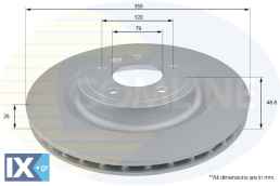 ΕΠΙΧΡΙΣΜΕΝΗ ΔΙΣΚΟΠΛΑΚΑ ΟΠΙΣΘ. LAND ROVER  ADC1282V LR033302 LR099036
