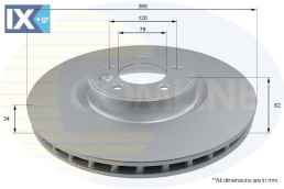 ΔΙΣΚΟΠΛΑΚΑ ΕΜΠΡΟΣΘ. LAND ROVER  ADC1285V LR016176 LR027106