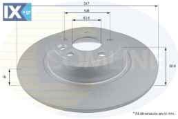 ΕΠΙΧΡΙΣΜΕΝΗ ΔΙΣΚΟΠΛΑΚΑ ΟΠΙΣΘ.   LAND ROV  ADC1286 LR072016
