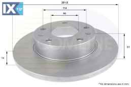 ΕΠΙΧΡΙΣΜΕΝΗ ΔΙΣΚΟΠΛΑΚΑ ΕΜΠΡΟΣΘ.LAND ROVE  ADC1308 ANR4983 SDB100830