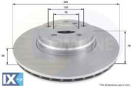 ΕΠΙΧΡΙΣΜΕΝΗ ΔΙΣΚΟΠΛΑΚΑ ΕΜΠΡΟΣΘ.LAND ROVE  ADC1322V SDB000200 SDB000201