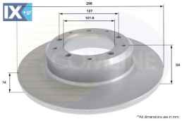 ΔΙΣΚΟΠΛΑΚΑ ΟΠΙΣΘ. LAND ROVER  ADC1338 FTC2085 LR018026 SDB000330 SDB100980