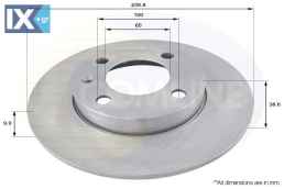 ΔΙΣΚΟΠΛΑΚΑ ΕΜΠΡΟΣΘ.AUDI-SEAT-VW  ADC1401 811615301 811615301B 823615301 811615301 811615301B 811615301C 823615301 811615301 811615301B 823615301