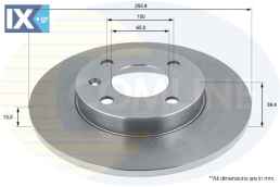 ΔΙΣΚΟΠΛΑΚΑ ΕΜΠΡΟΣΘ.SEAT-VW  ADC1403 357615301 357615301
