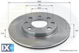 ΕΠΙΧΡΙΣΜΕΝΗ ΔΙΣΚΟΠΛΑΚΑ ΕΜΠΡΟΣΘ. SKODA -  ADC1406 2415019 6U0615301 6U0698101 002415019 6U0615301 6U0698101 002415019 6U0615301 6U0698101 002415019 6U0615301 6U0698101