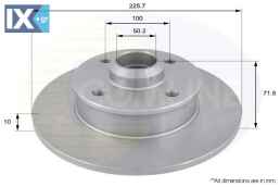 ΔΙΣΚΟΠΛΑΚΑ ΟΠΙΣΘ. SEAT-VW  ADC1416 191501639A 191615601 191615601B 357615601 6N0615601 191501639A 191615601B 191615601 191615601B 357615601 6N0615601