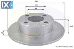 ΔΙΣΚΟΠΛΑΚΑ ΟΠΙΣΘ. AUDI  ADC1423 443615601