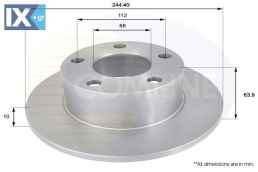 ΕΠΙΧΡΙΣΜΕΝΗ ΔΙΣΚΟΠΛΑΚΑ ΟΠΙΣΘ. VW  ADC1427 4A0615601A 8E0615601 4A0615301A 4A0615601A 8E0615601 4A0615601A 8E0615601 4A0615601A 8E0615601