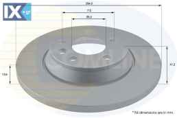 ΕΠΙΧΡΙΣΜΕΝΗ ΔΙΣΚΟΠΛΑΚΑ ΟΠΙΣΘ. VW  ADC1440 7D0615601A 7D0615601C 1110251 1140278 7D0615601A 7D0615601C