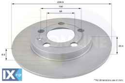 ΔΙΣΚΟΠΛΑΚΑ ΟΠΙΣΘ. AUDI-SKODA-VW  ADC1443 1J0615601D 1J0615601D 1J0615601D