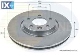 ΕΠΙΧΡΙΣΜΕΝΗ ΔΙΣΚΟΠΛΑΚΑ ΕΜΠΡΟΣΘ.VW  ADC1452V 7H0615301F