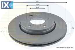 ΕΠΙΧΡΙΣΜΕΝΗ ΔΙΣΚΟΠΛΑΚΑ ΟΠΙΣΘ. VW  ADC1453V 7H0615601B