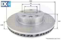ΕΠΙΧΡΙΣΜΕΝΗ ΔΙΣΚΟΠΛΑΚΑ ΕΜΠΡ.-L- AUDI-POR  ADC1458V 7L6615301D 7L6615301J 7L6615301N 7L6615302D 7L6615302J 7L6615302N 95535140140 95535140141 95535140240 95535140241