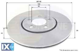 ΔΙΣΚΟΠΛΑΚΑ ΕΜΠΡΟΣΘ.VW  ADC1463V 3A0615301 3A0615301A