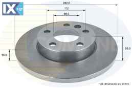 ΕΠΙΧΡΙΣΜΕΝΗ ΔΙΣΚΟΠΛΑΚΑ ΕΜΠΡΟΣΘ.VW  ADC1464 701615301G