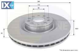 ΕΠΙΧΡΙΣΜΕΝΗ ΔΙΣΚΟΠΛΑΚΑ ΕΜΠΡΟΣΘ.AUDI-VW  ADC1469V 1K0615301AB 1K0615301M 1K0615301AB 1K0615301M 1K0615301AB 1K0615301M 1K0615301AB 1K0615301M 95535140241