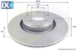 ΕΠΙΧΡΙΣΜΕΝΗ ΔΙΣΚΟΠΛΑΚΑ ΕΜΠΡΟΣΘ.AUDI  ADC1470V 4F0615301D