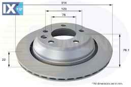 ΕΠΙΧΡΙΣΜΕΝΗ ΔΙΣΚΟΠΛΑΚΑ ΟΠΙΣΘ. VW  ADC1472V 7L6615601E 7L6615601G