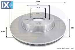 ΕΠΙΧΡΙΣΜΕΝΗ ΔΙΣΚΟΠΛΑΚΑ ΕΜΠΡ. -R- AUDI-PO  ADC1475V 7L6615301D 7L6615301J 7L6615301N 7L6615302D 7L6615302J 7L6615302N 95535140140 95535140141 95535140240 95535140241
