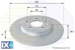 ΕΠΙΧΡΙΣΜΕΝΗ ΔΙΣΚΟΠΛΑΚΑ ΟΠΙΣΘ. AUDI  ADC1478 8K0615601B