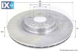 ΔΙΣΚΟΠΛΑΚΑ ΕΜΠΡΟΣΘ.AUDI  ADC1479V 8K0615301Q 8K0615301B 8K0615301E 8K0615301K 8K0615301M 8K0615301Q