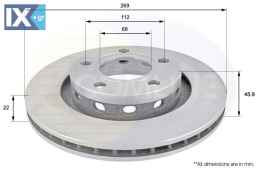 ΔΙΣΚΟΠΛΑΚΑ ΟΠΙΣΘ. AUDI  ADC1481V 4D0615601B