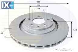 ΕΠΙΧΡΙΣΜΕΝΗ ΔΙΣΚΟΠΛΑΚΑ ΟΠΙΣΘ. AUDI  ADC1483V 4F0615601B