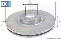 ΔΙΣΚΟΠΛΑΚΑ ΕΜΠΡΟΣΘ.AUDI  ADC1484V 8E0615301K 8E0615301T