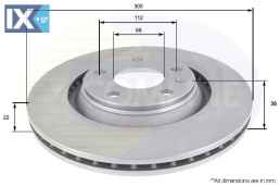 ΔΙΣΚΟΠΛΑΚΑ ΟΠΙΣΘ. AUDI  ADC1485V 8E0615601K 8E0615601R