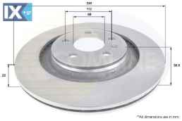 ΔΙΣΚΟΠΛΑΚΑ ΟΠΙΣΘ. AUDI  ADC1486V 8K0615601C