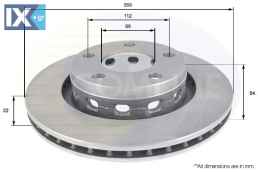 ΔΙΣΚΟΠΛΑΚΑ ΟΠΙΣΘ. AUDI-VW  ADC1488V 4B3615601 4B3615601