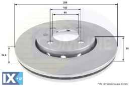ΔΙΣΚΟΠΛΑΚΑ ΕΜΠΡΟΣΘ.VW  ADC1496V 6N0615301E