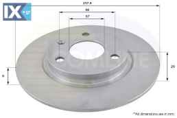 ΕΠΙΧΡΙΣΜΕΝΗ ΔΙΣΚΟΠΛΑΚΑ ΕΜΠΡΟΣΘ.CITROEN-P  ADC1501 4246F8 4246G0 4249C5 95027199 95661810 E169004 4246F8 4246G0 4249C5 95027199 95661810 E169004