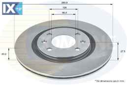 ΕΠΙΧΡΙΣΜΕΝΗ ΔΙΣΚΟΠΛΑΚΑ ΕΜΠΡ. .CITROEN -  ADC1504V 424697 4246B1 4246R3 4246R5 4246W5 4246W6 4249F0 95632048 95667809 E169002 424697 4246B1 4246R3 4246R5 4246W5 4246W6 4249F0 95632048 95667809 E169002