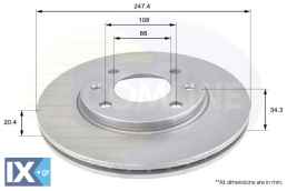 ΕΠΙΧΡΙΣΜΕΝΗ ΔΙΣΚΟΠΛΑΚΑ ΕΜΠΡΟΣΘ.CITROEN-P  ADC1506V 424694 4246A7 424996 91517695 95517695 95661747 E169003 424694 4246A7 424996 91517695 95517695 95661747 E169003
