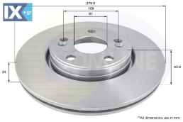 ΔΙΣΚΟΠΛΑΚΑ ΕΜΠΡΟΣΘ.RENAULT  ADC1516V 7700802231 7700830283 7701204305 7701205231 7701205843 7701206198