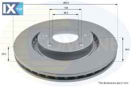 ΕΠΙΧΡΙΣΜΕΝΗ ΔΙΣΚΟΠΛΑΚΑ ΕΜΠΡΟΣΘ.CITROEN-P  ADC1518V 1629058880 3556159 4246W1 4246W7 424915 424916 424983 4249G1 3556159 1629058880 4246T9 4246W1 4246W7 424915 424916 424983 4249G1 E169141 1613191380 1