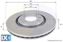ΔΙΣΚΟΠΛΑΚΑ ΕΜΠΡΟΣΘ.CITROEN-PEUGEOT  ADC1520V 4246G1 4246T9 4246V0 4246V3 4246V6 424997 95667810 E169011 4246G1 4246T9 4246V0 4246V3 4246V6 424997 95667810 E169011