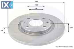 ΕΠΙΧΡΙΣΜΕΝΗ ΔΙΣΚΟΠΛΑΚΑ ΕΜΠΡΟΣΘ.CITROEN-P  ADC1521 1608691680 4246R2 4246R4 424982 E169020 1608691680 4246R2 4246R4 424982 E169020