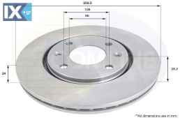 ΔΙΣΚΟΠΛΑΚΑ ΕΜΠΡΟΣΘ.PEUGEOT  ADC1523V 4246L9 E169055 4246L9 E169055